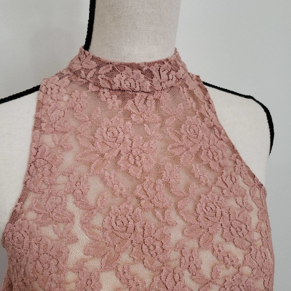 NWT Taylor & Sage Mauve Halter Top Sz XS - Picture 2 of 6
